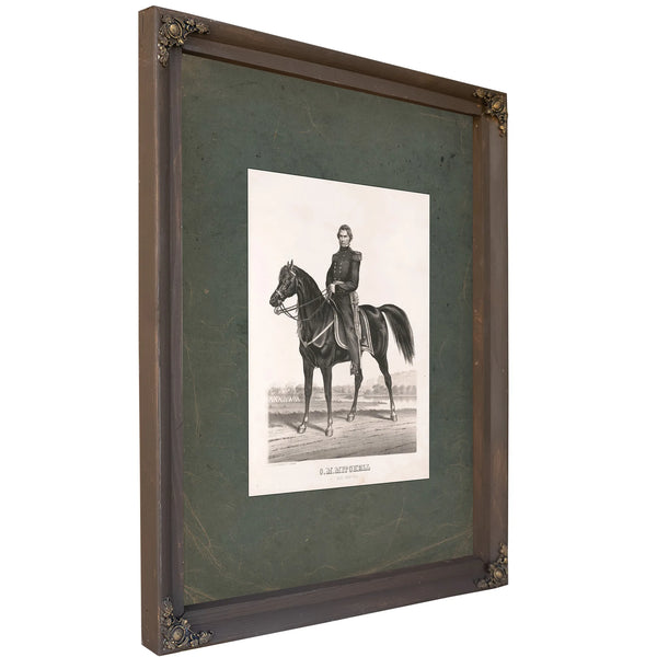 Ormsby Macknight Mitchel Brigadier General Usa 1861 — Bourbon Framed Canvas Print | Bella Frye
