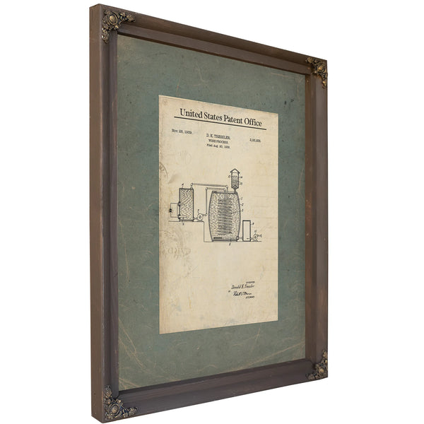 The Vintners Apparatus — Patent Archive Print — Framed Wall Art Room View | Bella Frye