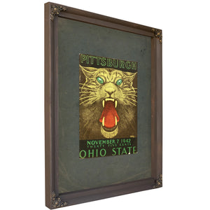 Cover Photo of the November 7 1942 University of Pittsburgh Versus the Ohio 16b88 — Bourbon Framed Canvas Print | Bella Frye