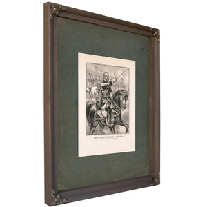 Major General George G Meade at the Battle of Gettysburg July 3d 1863 1863 — Bourbon Framed Canvas Print | Bella Frye