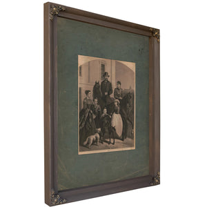 General Grant His Family 1868 — Bourbon Framed Canvas Print | Bella Frye