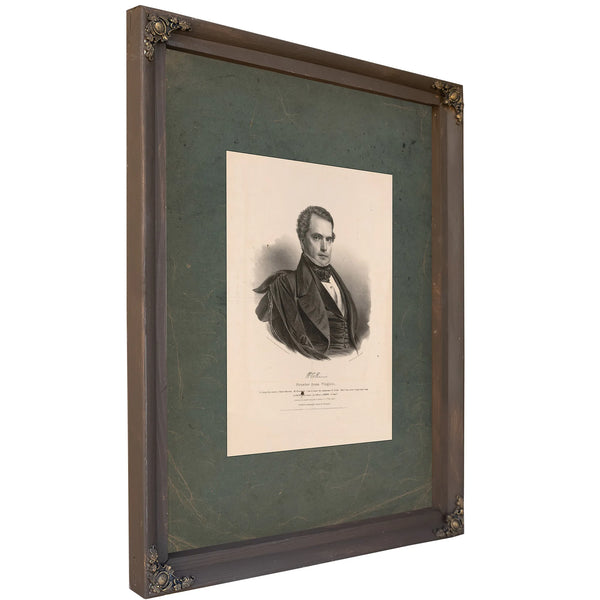 William Cabell Rives Senator From Virginia 1839 — Bourbon Framed Canvas Print | Bella Frye