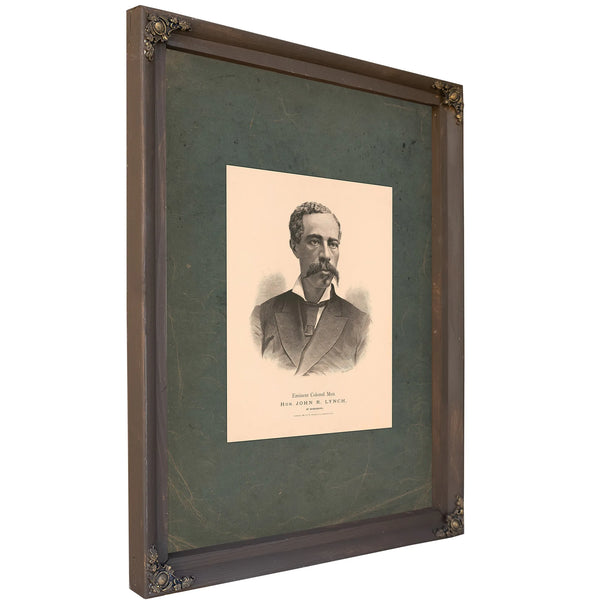 Eminent Colored Men Hon John R Lynch of Mississippi 1884 — Bourbon Framed Canvas Print | Bella Frye