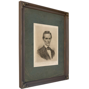 Abraham Lincoln 186s — Bourbon Framed Canvas Print | Bella Frye