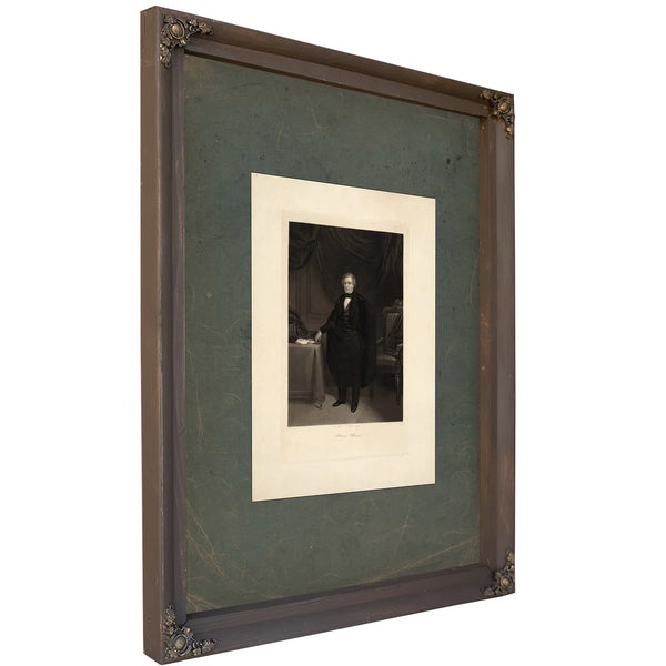 Millard Fillmore 185 1853 — Bourbon Framed Canvas Print | Bella Frye