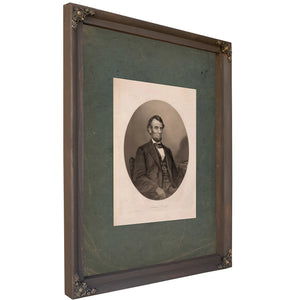Abraham Lincoln 1865 1 — Bourbon Framed Canvas Print | Bella Frye