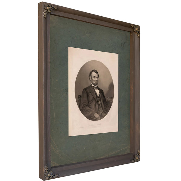 Abraham Lincoln 1865 1 — Bourbon Framed Canvas Print | Bella Frye