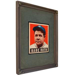 Leaf Babe Ruth — Bourbon Framed Canvas Print | Bella Frye