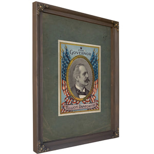For Governor Elliot Danforth 1898 — Bourbon Framed Canvas Print | Bella Frye