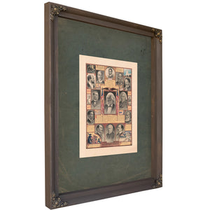 Peerless Colored Americans 198 — Bourbon Framed Canvas Print | Bella Frye