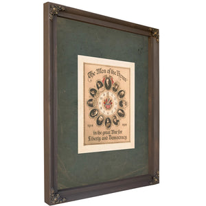 The Men of the Hour 1919 — Bourbon Framed Canvas Print | Bella Frye