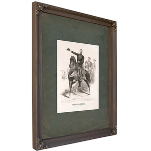 Robert Cumming Schenck Major General Usa 1863 — Bourbon Framed Canvas Print | Bella Frye