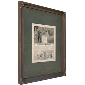Emancipation Proclamation 1896 — Bourbon Framed Canvas Print | Bella Frye