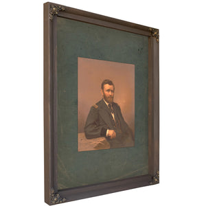 Ulysses S Grant 19th Century 1 — Verdigris Framed Canvas Print | Bella Frye