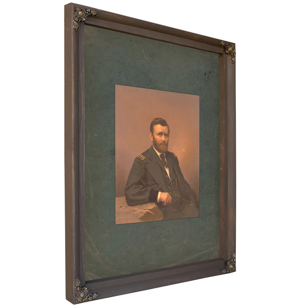 Ulysses S Grant 19th Century 1 — Verdigris Framed Canvas Print | Bella Frye