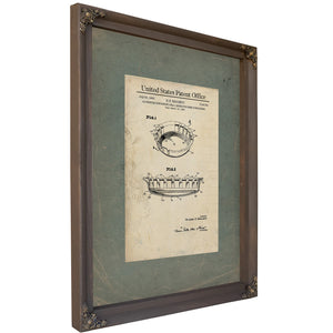 The Brockett Seal Blueprint for the American Cold One — Framed Wall Art Room View | Bella Frye