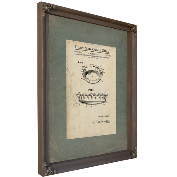 The Brockett Seal Blueprint for the American Cold One — Framed Wall Art Room View | Bella Frye