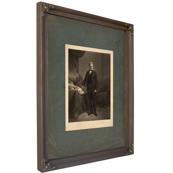 Andrew Jackson 186 — Bourbon Framed Canvas Print | Bella Frye