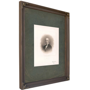 Horace Greeley 1865 — Bourbon Framed Canvas Print | Bella Frye