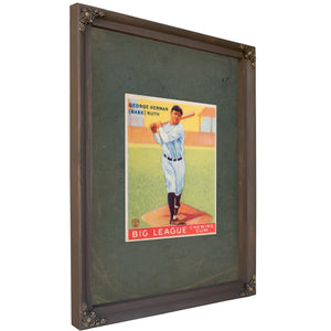 Baberuthgoudeycard2 — Bourbon Framed Canvas Print | Bella Frye