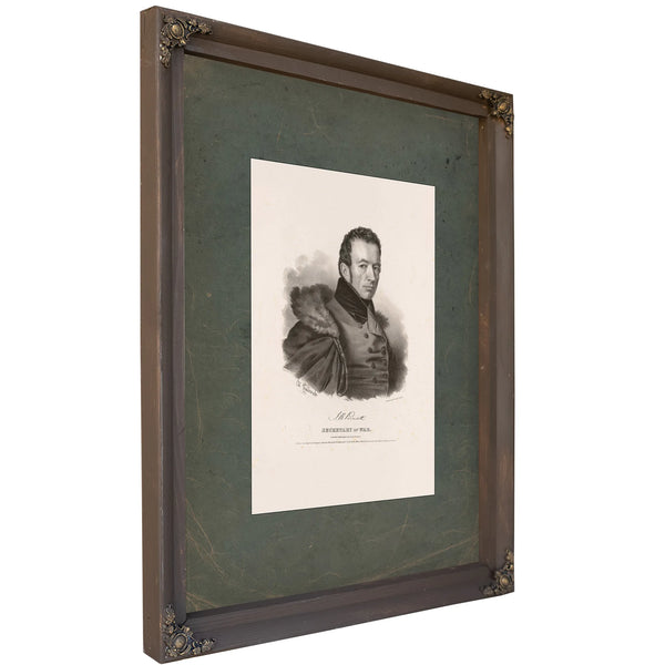 Joel Roberts Poinsett Secretary of War 1838 1 — Bourbon Framed Canvas Print | Bella Frye