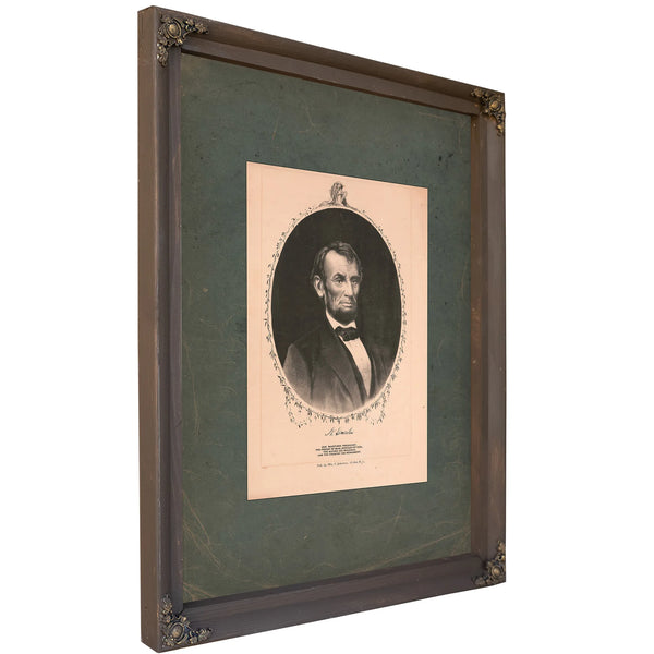 Abraham Lincoln 19th Century 6 — Bourbon Framed Canvas Print | Bella Frye