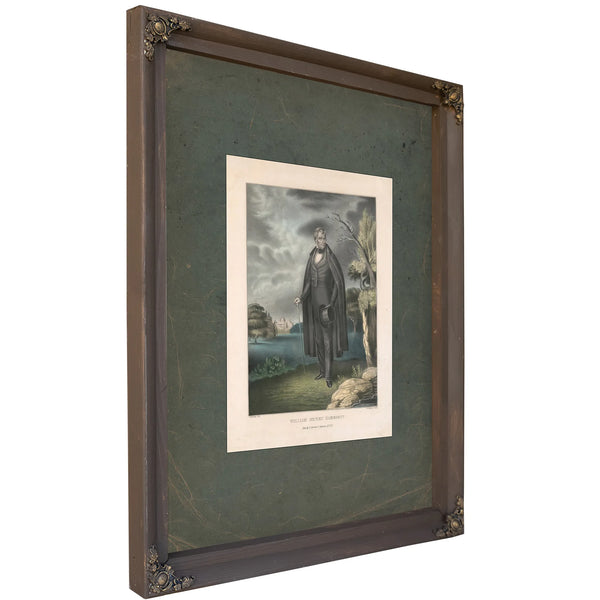 William Henry Harrison 1835 1856 — Bourbon Framed Canvas Print | Bella Frye