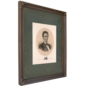 Abraham Lincoln 186 1 — Bourbon Framed Canvas Print | Bella Frye