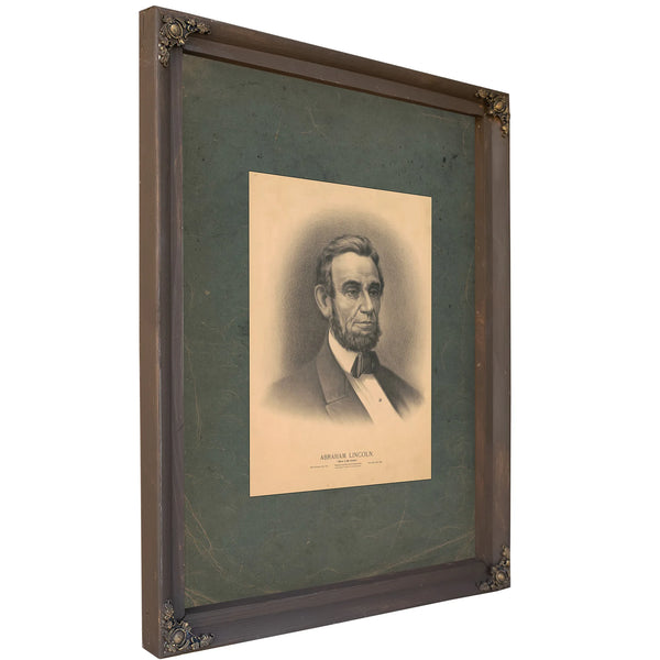 Abraham Lincoln Savior of His Country 1896 — Bourbon Framed Canvas Print | Bella Frye
