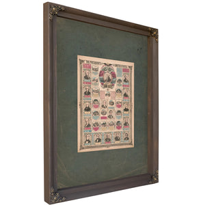 The Presidents of the United States 1864 — Bourbon Framed Canvas Print | Bella Frye