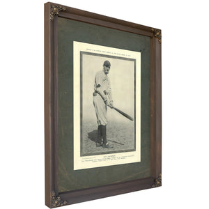 Joe Jackson Police Gazette — Bourbon Framed Canvas Print | Bella Frye