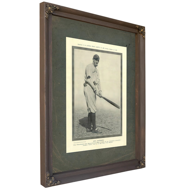 Joe Jackson Police Gazette — Bourbon Framed Canvas Print | Bella Frye