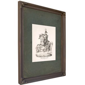 General John E Wool at the Battle of Buena Vista Febr 23 1847 1847 — Bourbon Framed Canvas Print | Bella Frye