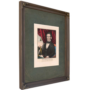 William a Graham_ Whig Candidate for Vice President of the United States 1852 — Bourbon Framed Canvas Print | Bella Frye