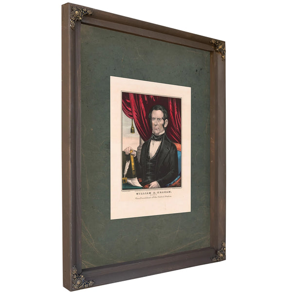 William a Graham_ Whig Candidate for Vice President of the United States 1852 — Bourbon Framed Canvas Print | Bella Frye