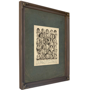 In Memoriam 1878 — Bourbon Framed Canvas Print | Bella Frye