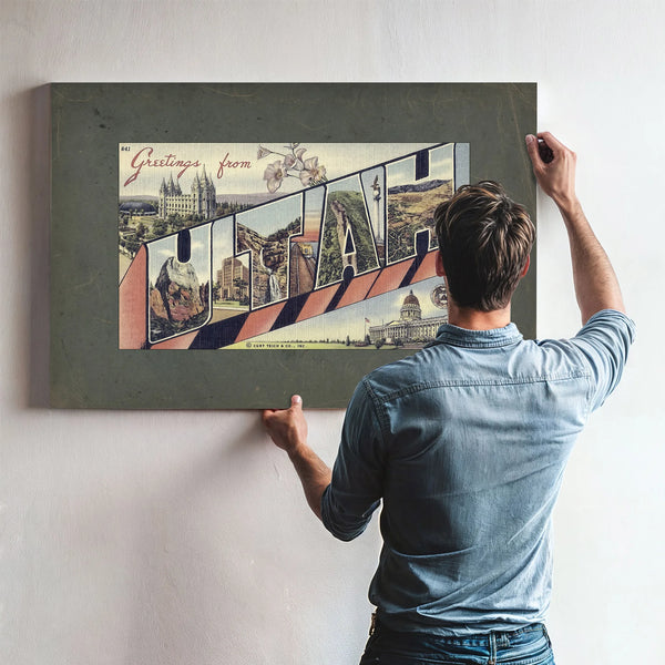 Utah — Framed Wall Art Room View | Bella Frye