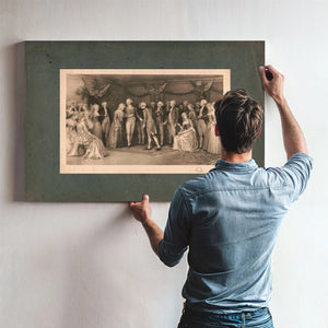the Peace Ball at Fredericksburg Virginia 1896 — Framed Wall Art Room View | Bella Frye