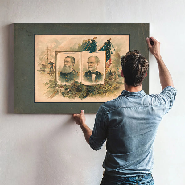Heroes of the War 1891 — Framed Wall Art Room View | Bella Frye