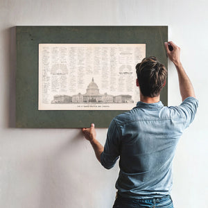 55th or Spanish American War Congress 1899 — Framed Wall Art Room View | Bella Frye
