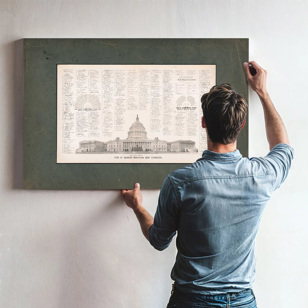 55th or Spanish American War Congress 1899 — Framed Wall Art Room View | Bella Frye