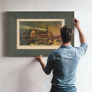 Electrical Building Worlds Columbian Exposition 1892 — Framed Wall Art Room View | Bella Frye