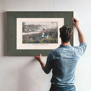 Battle of Buena Vista 19th Century — Framed Wall Art Room View | Bella Frye
