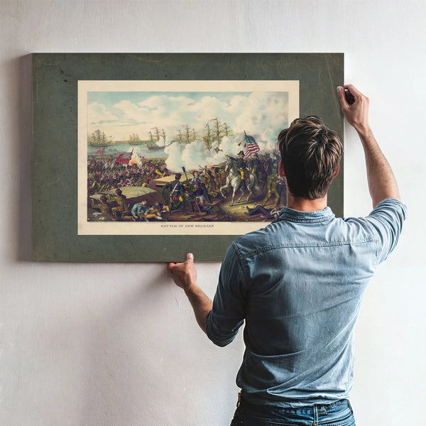 Battle of New Orleans 189 — Framed Wall Art Room View | Bella Frye