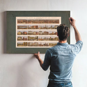 Illustrated Album of Baltimore City and Vicinity 1872 — Framed Wall Art Room View | Bella Frye
