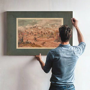 Battle of Allatoona Pass 1887 — Framed Wall Art Room View | Bella Frye