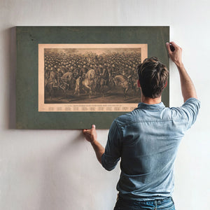 Full Rank Major Generals of the United States Army Civil War 1861 65 1887 — Framed Wall Art Room View | Bella Frye