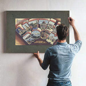 Arkansas Little Rock — Framed Wall Art Room View | Bella Frye