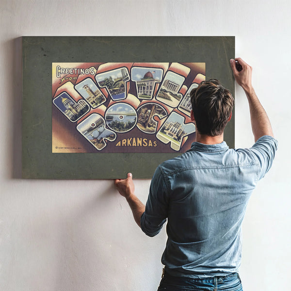Arkansas Little Rock — Framed Wall Art Room View | Bella Frye