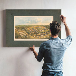 Carver Barracks Washington Dc 1864 — Framed Wall Art Room View | Bella Frye